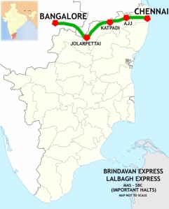 Brindavan_Express_Route_map