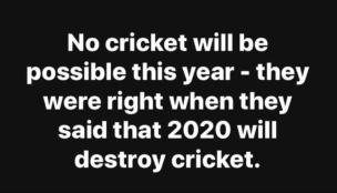 no cricket